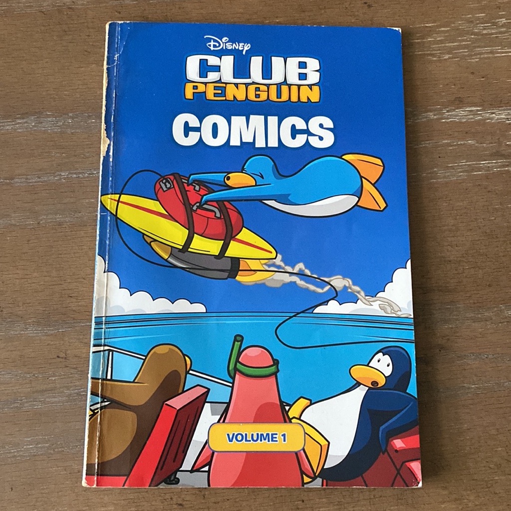 Original Disney Club Penguin Comics Comic Book